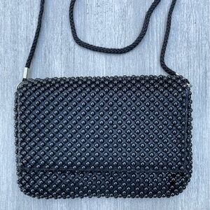 NINA • Little Beaded Purse Crossbody Bag Flirty Minibag 90s Evening Clutch